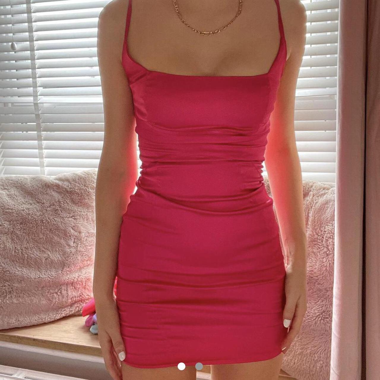 Pink Oh Polly Dress Will Take Offers Only Worn Depop 8726