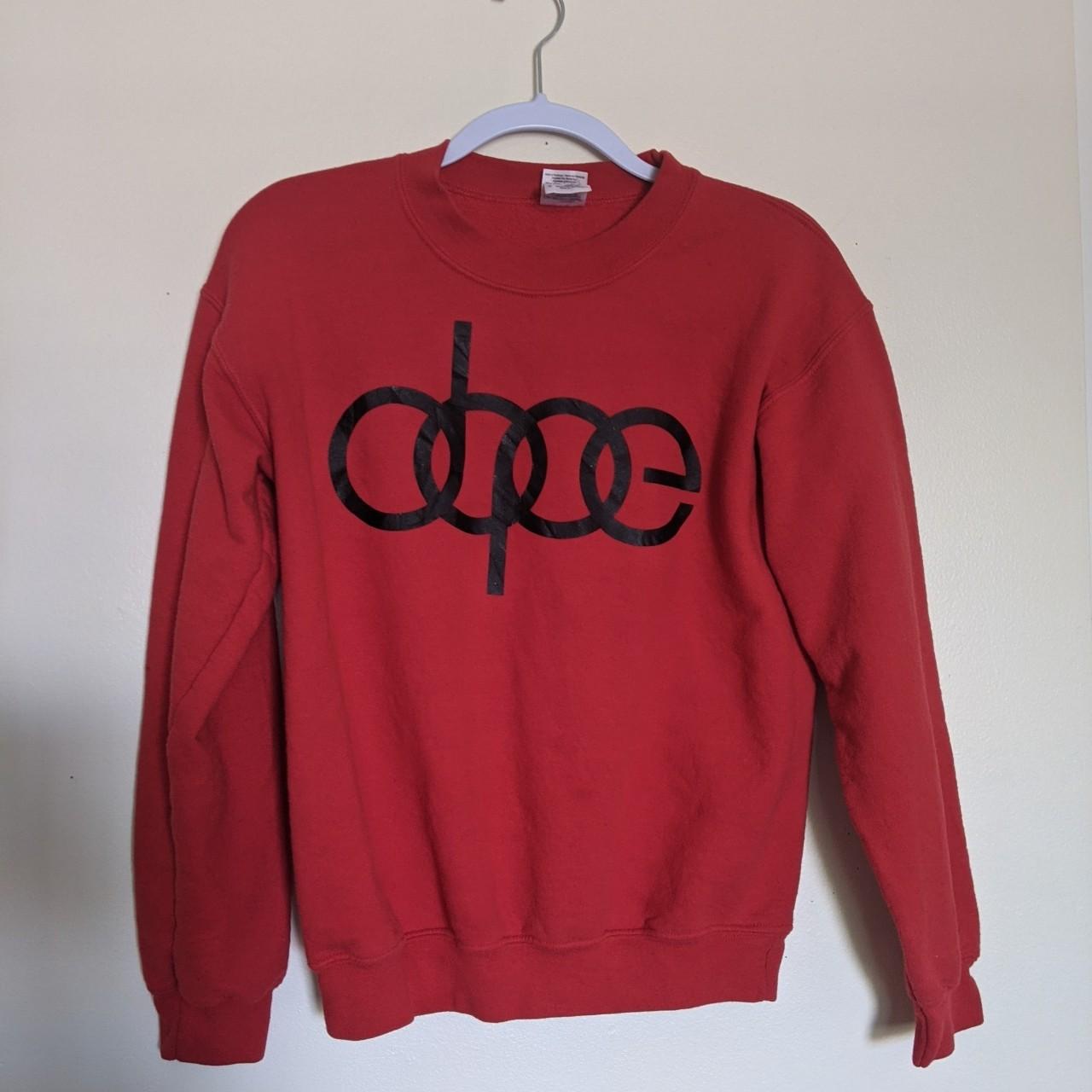 D O P E Red Audi Sweatshirt Crew neck Comfy Depop