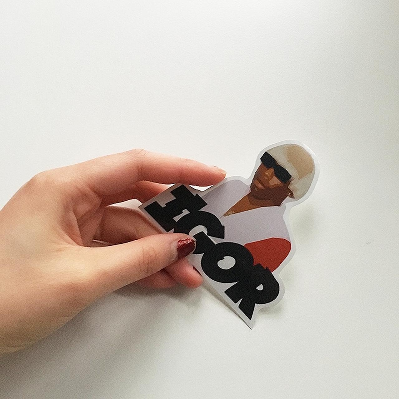 Tyler the Creator IGOR // 2 stickers, (WHITE