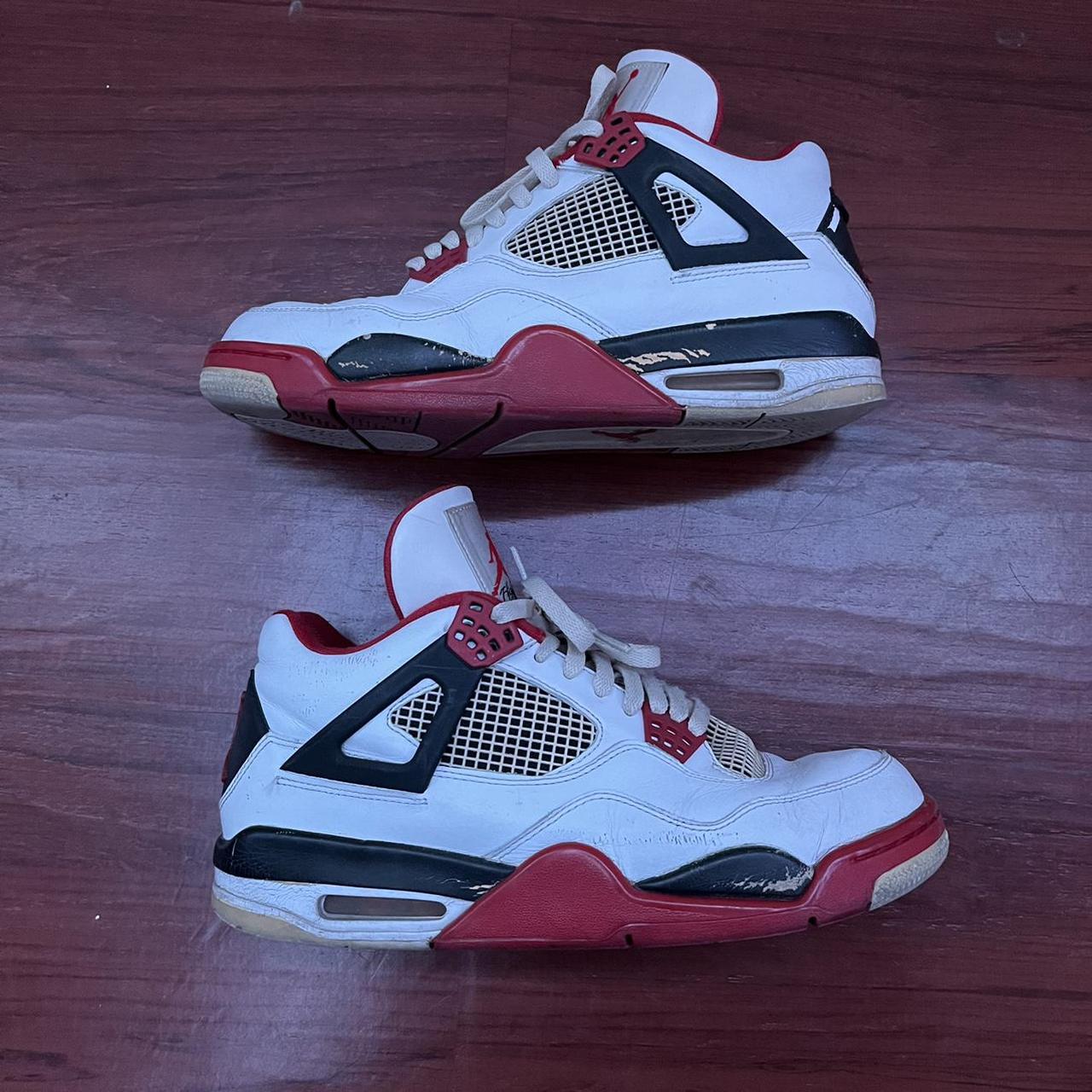 Product Image 1 - Jordan Fire Red 4s
-Size 10.5
-back