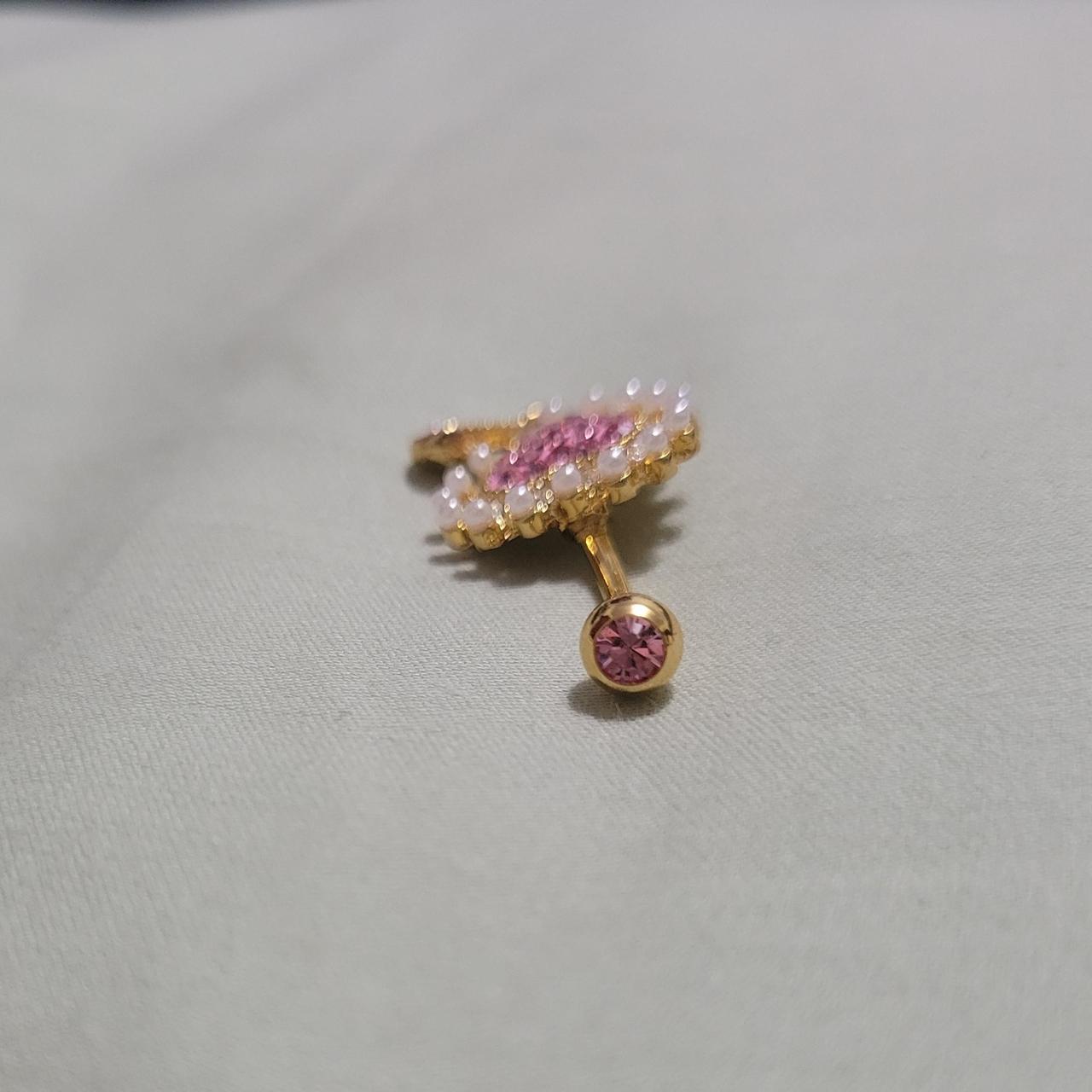 Women's Pink and Gold Jewellery (2)