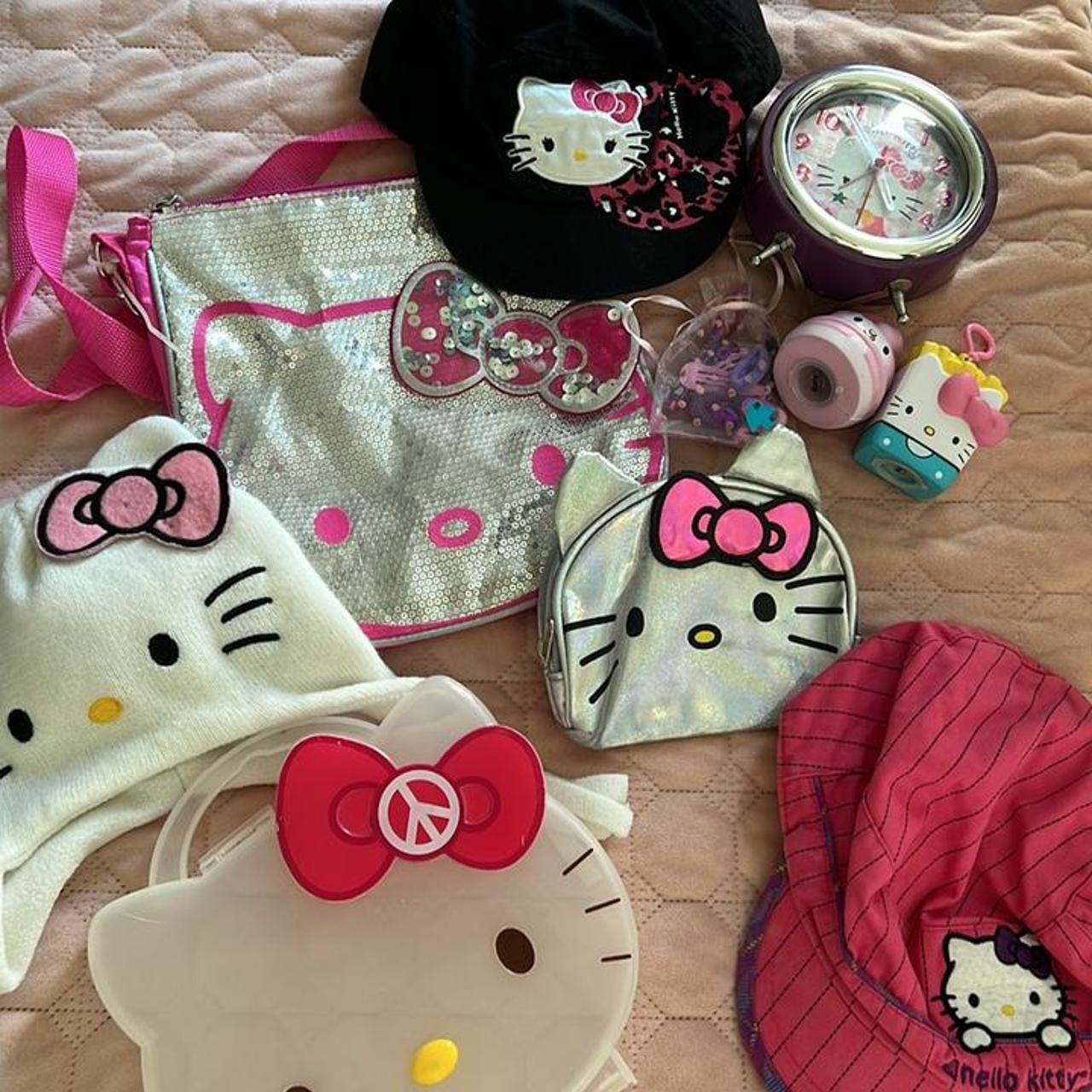 Hello Kitty Sanrio Bundle !💕 Includes Hk Case Beanie... - Depop