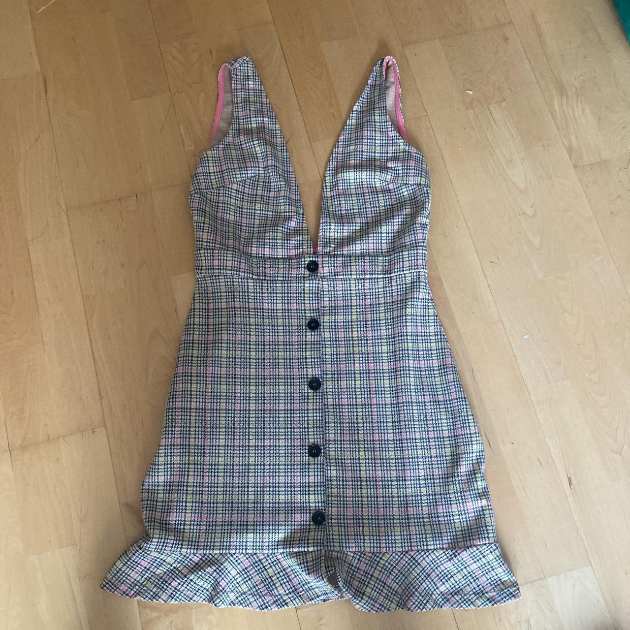 New look pinafore dress. Really flattering and good... Depop