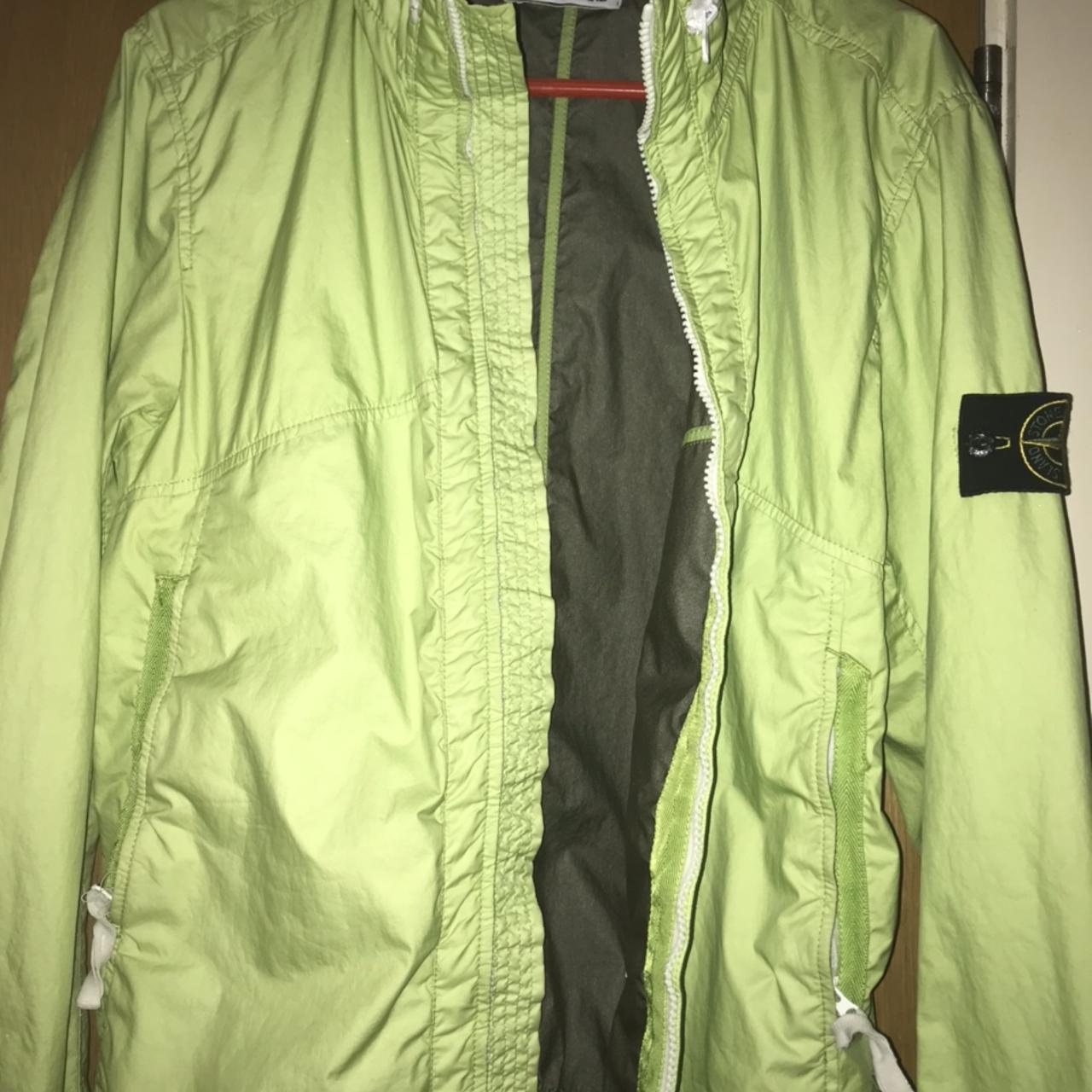 Stone island membrana on sale 3l tc green