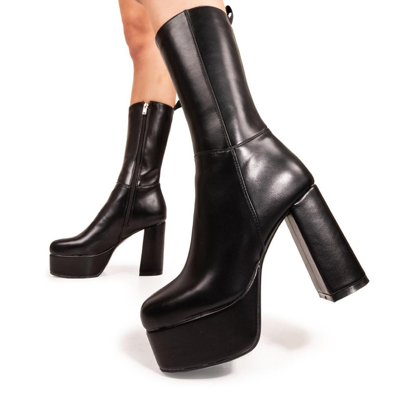 Product Image 1 - ♡ Lamoda Calf-high Platform Boots