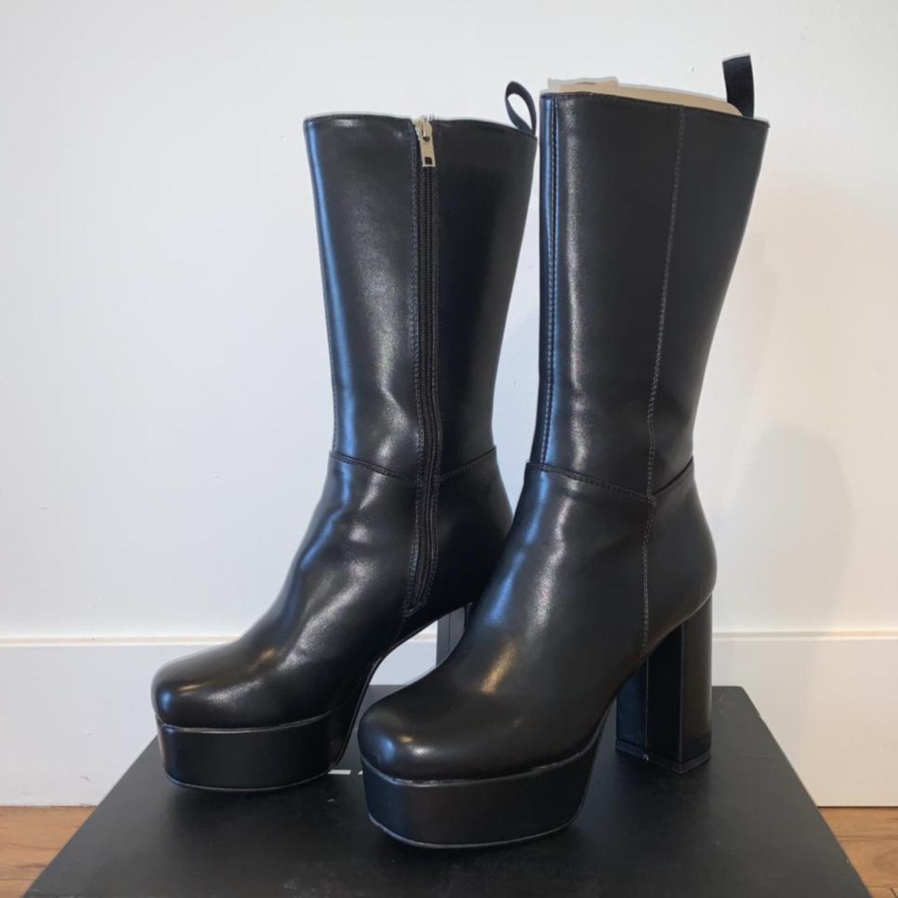 Product Image 4 - ♡ Lamoda Calf-high Platform Boots