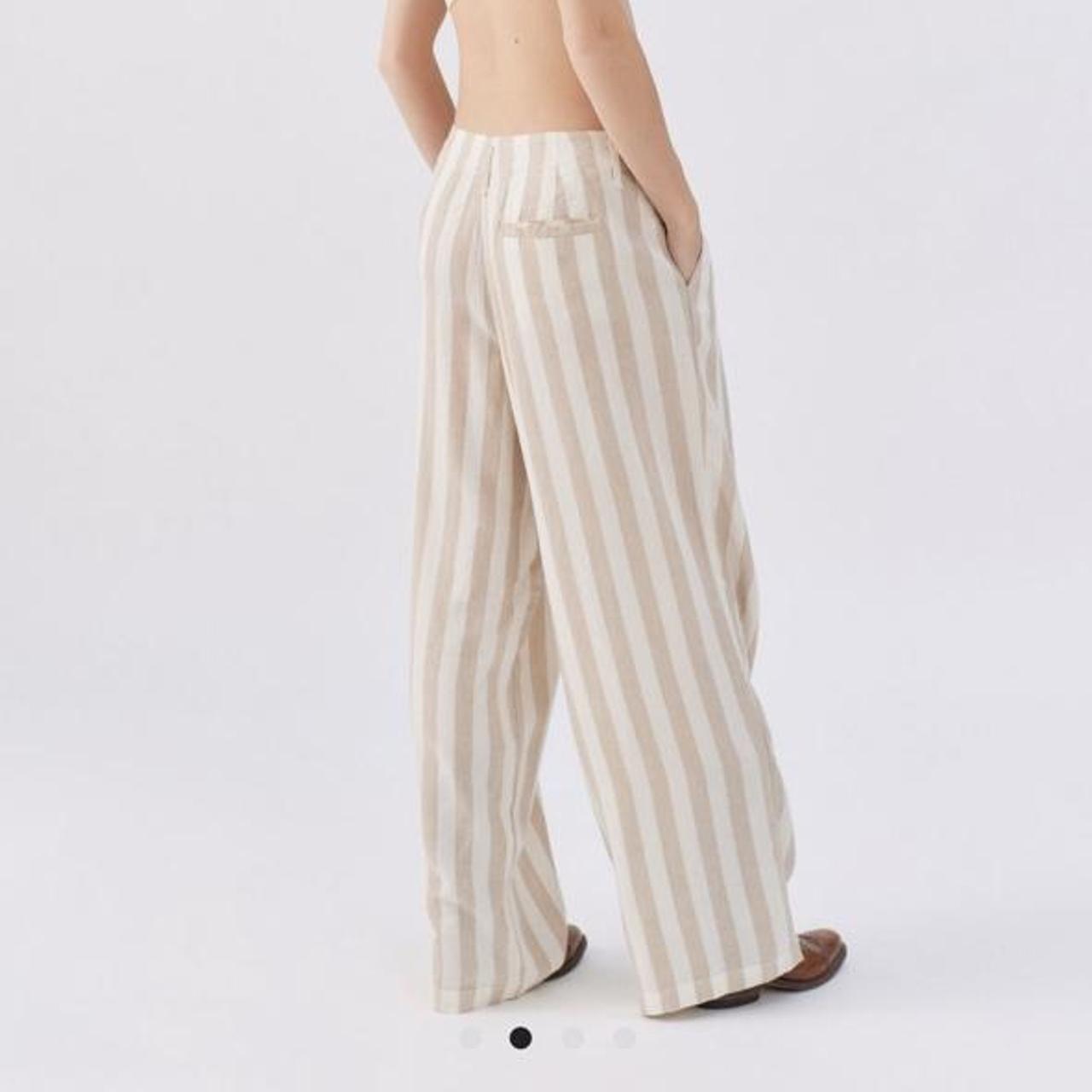 Striped Linen Pants ♡ PLEASE PAY THROUGH... - Depop