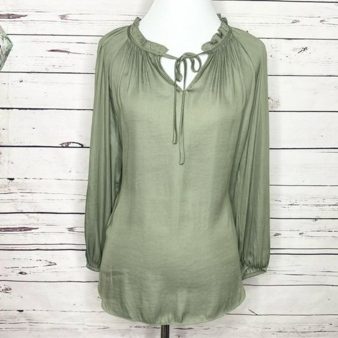 Loft store green blouse