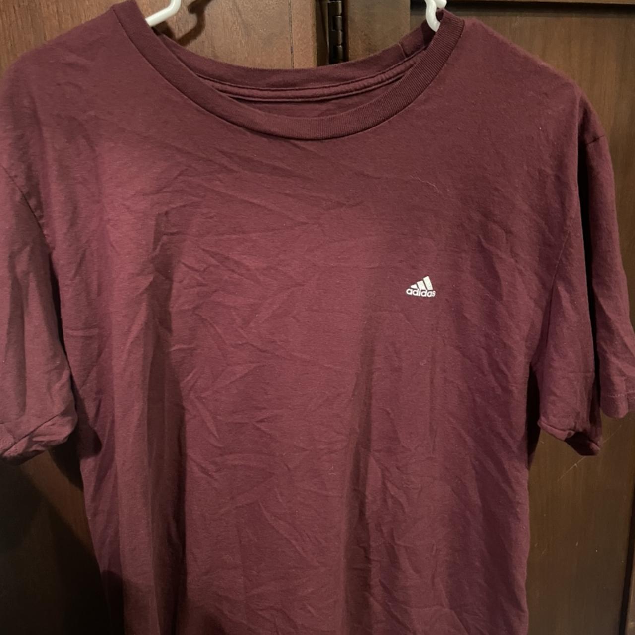 Men’s Maroon Adidas TShirt adidas maroon tshirt... Depop