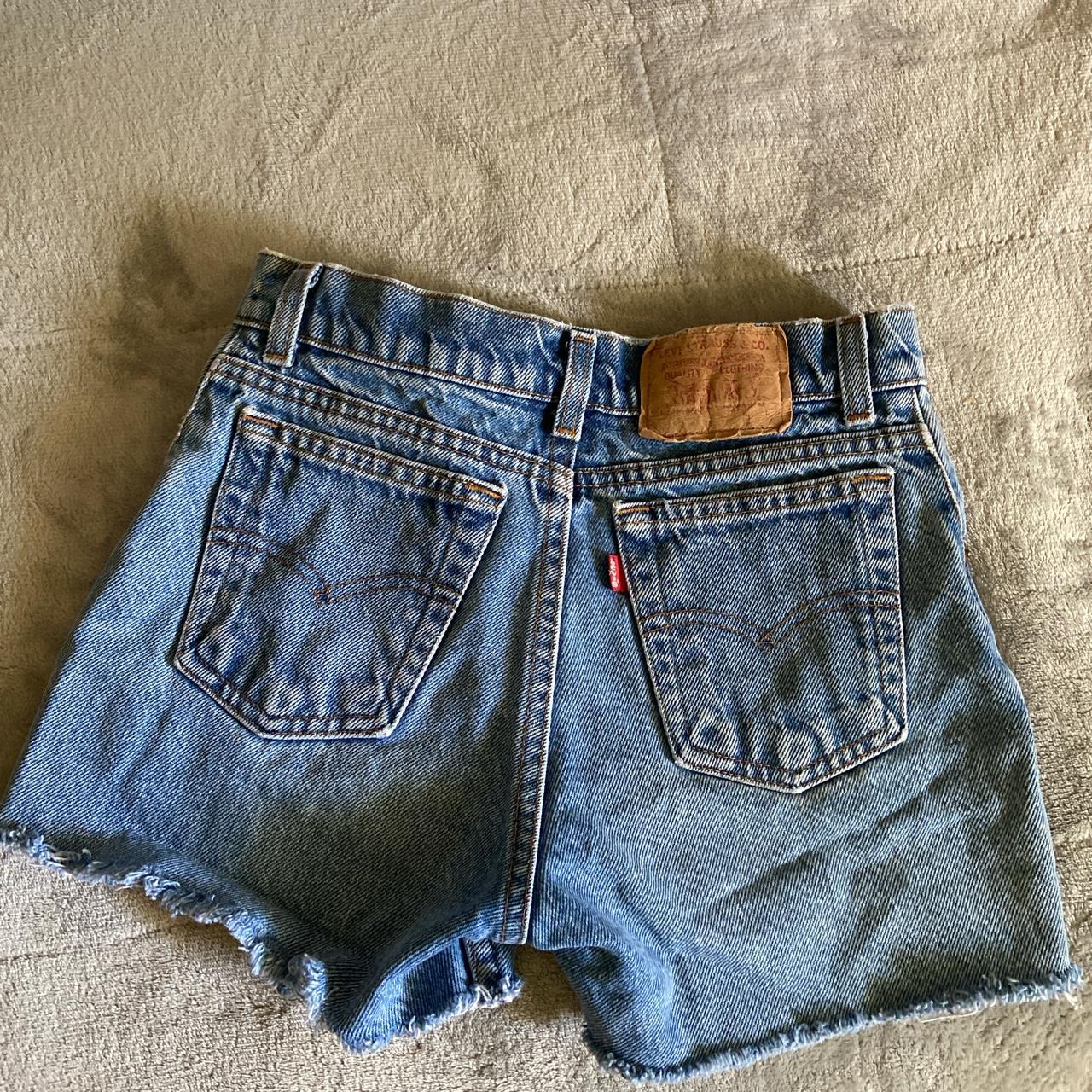 Vintage Authentic Levis Jean Shorts Never Worn Depop