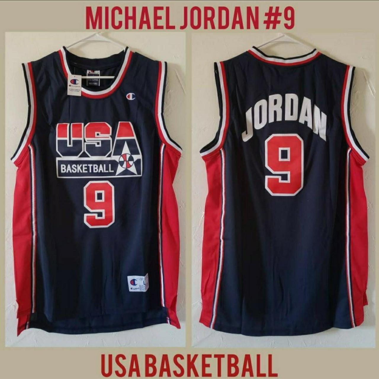 mens michael jordan jersey 9 usa basketball team dream team white