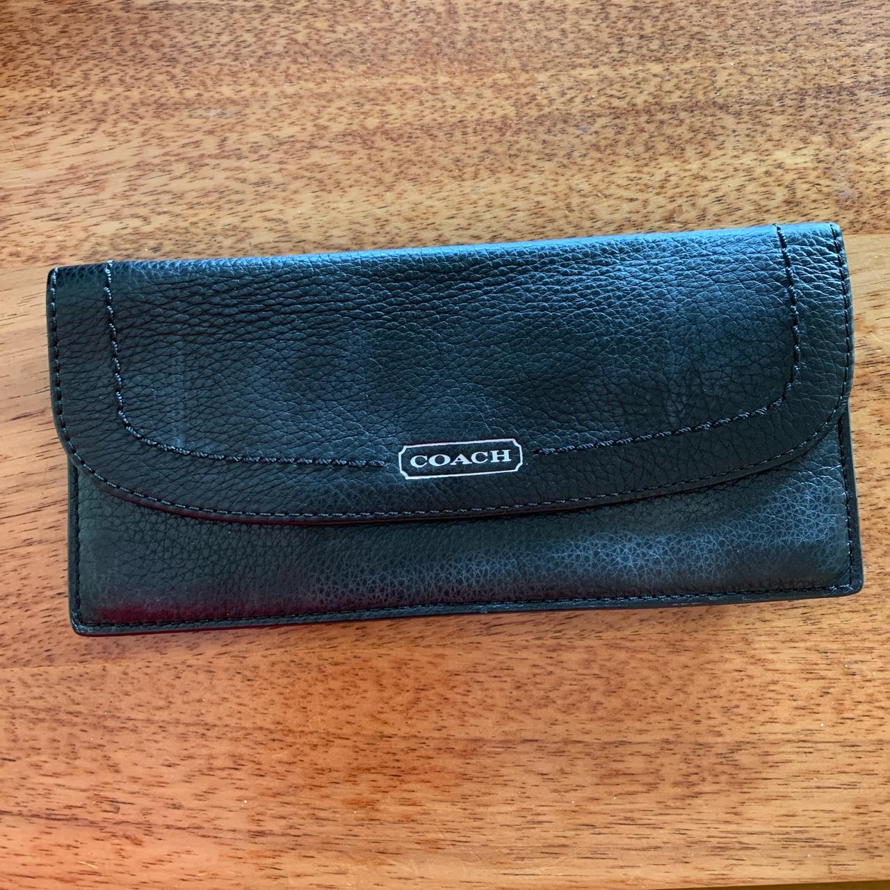 Coach best sale button wallet