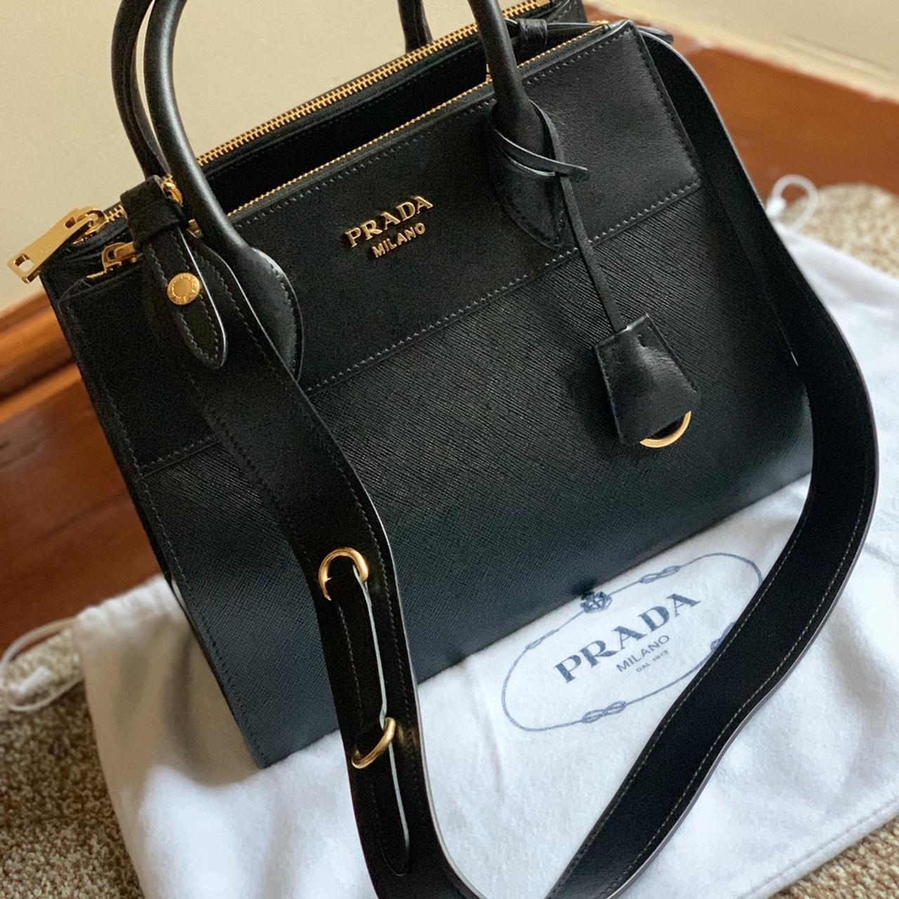 Prada handbag with gold hardware Original price