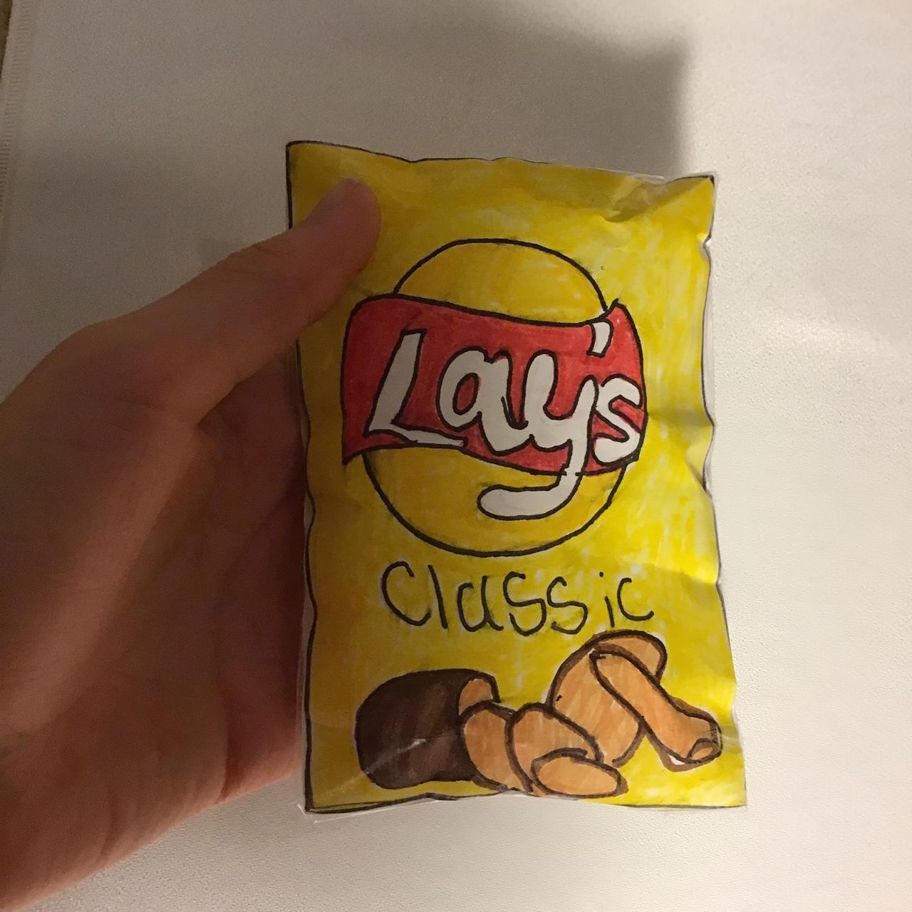 Lays chips! Paper squishy! First post #layschips... - Depop