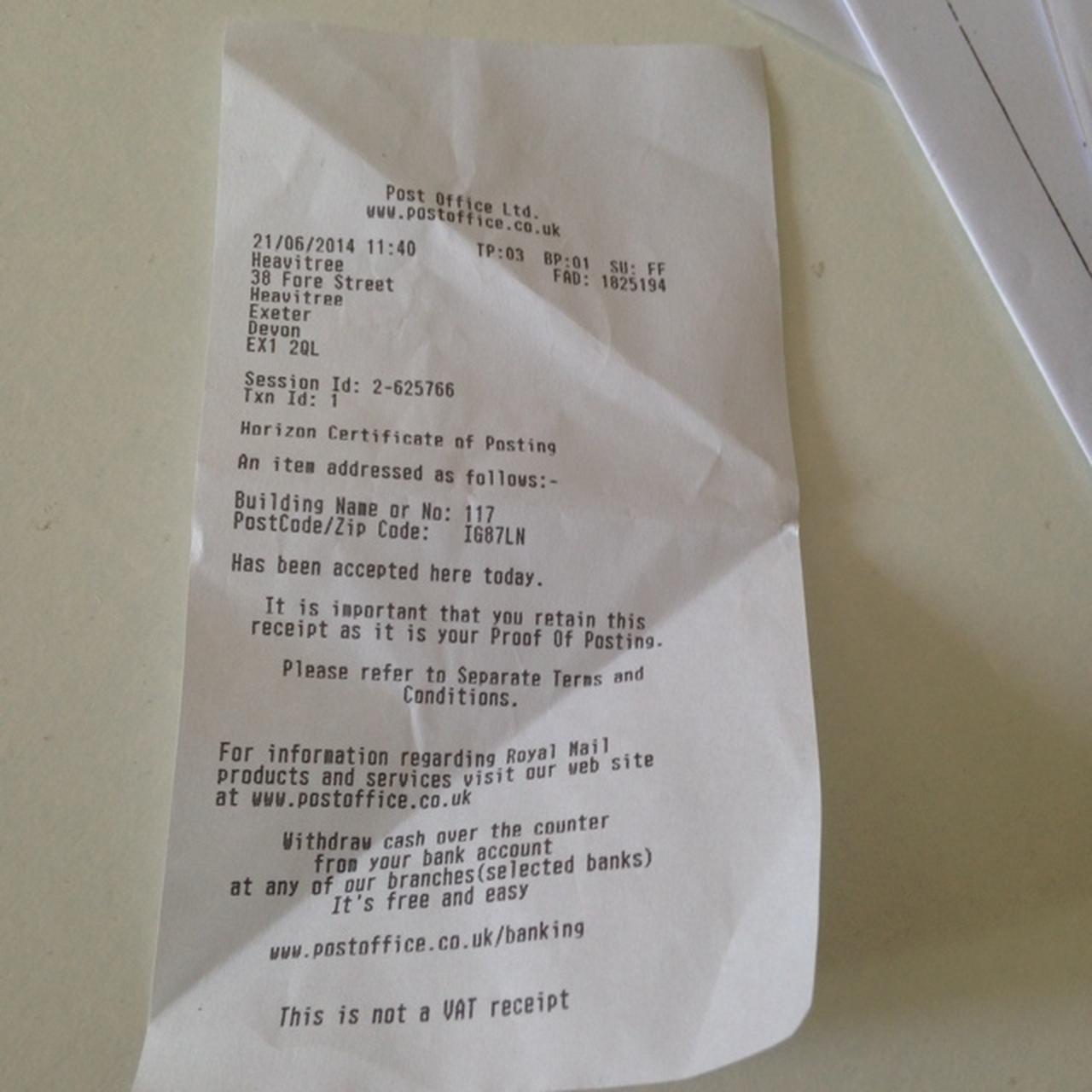 CAN YOU TRACK A PARCEL WITH PROOF OF POSTAGE visual data 2