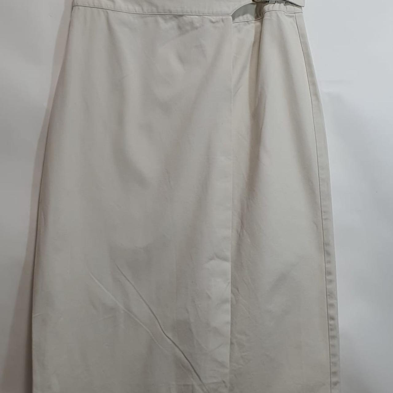 Talbots Women's White Skirt