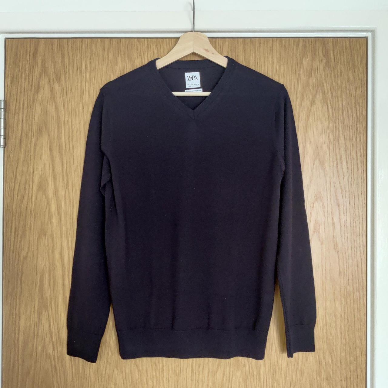 Zara Jumper 100% Extrafine Wool Ideal to wear over... - Depop