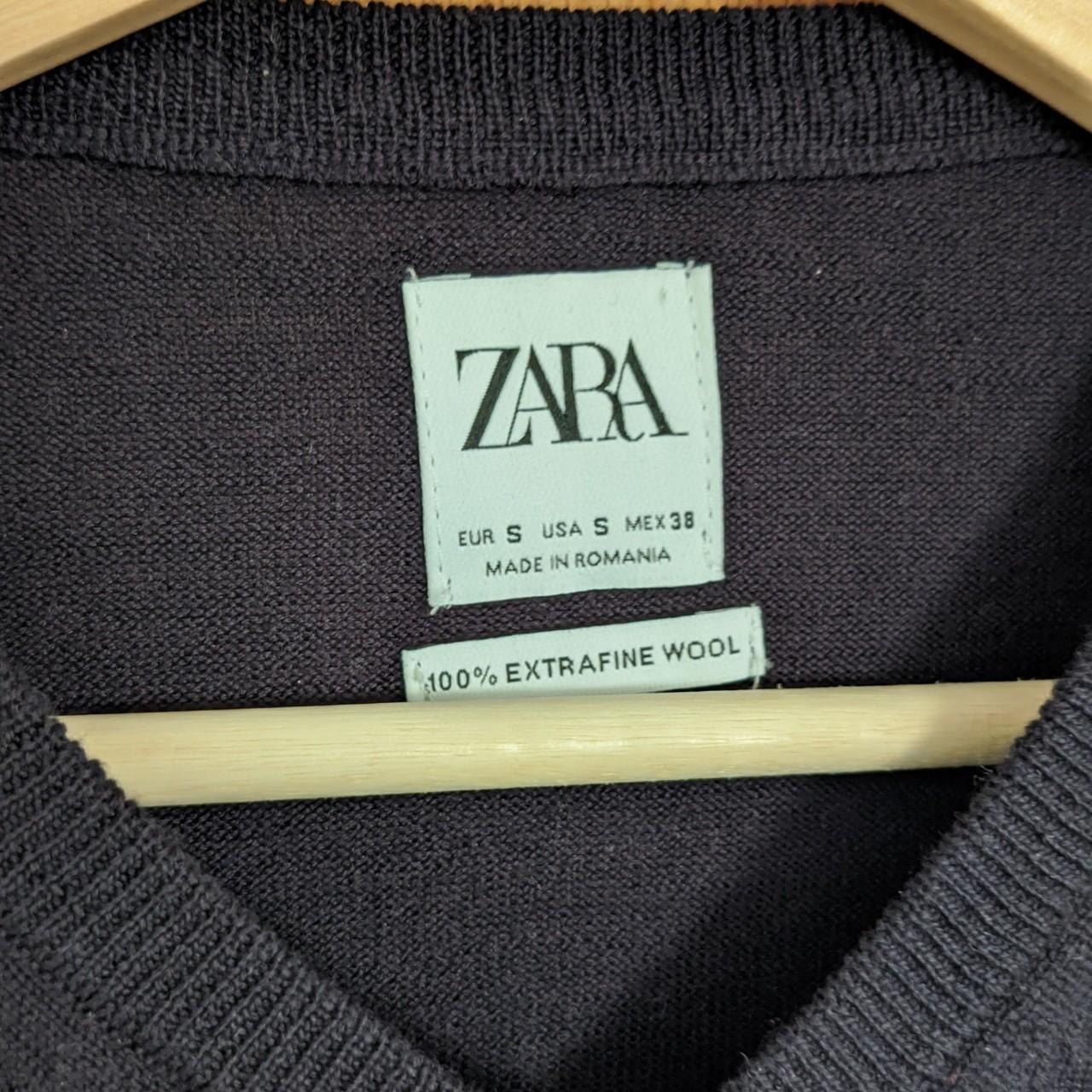 Zara Jumper 100% Extrafine Wool Ideal to wear over... - Depop