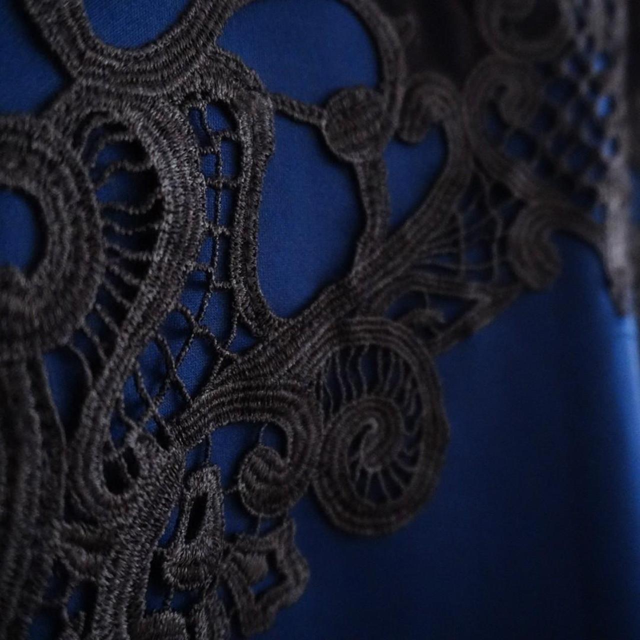 one sleeve lace dress