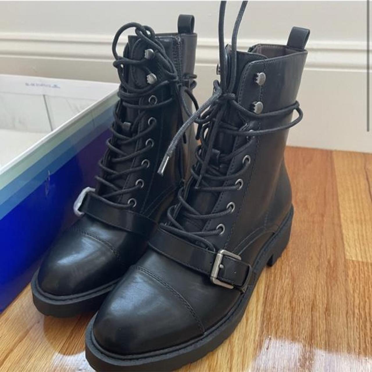 White mountain combat boots never worn comes in box - Depop