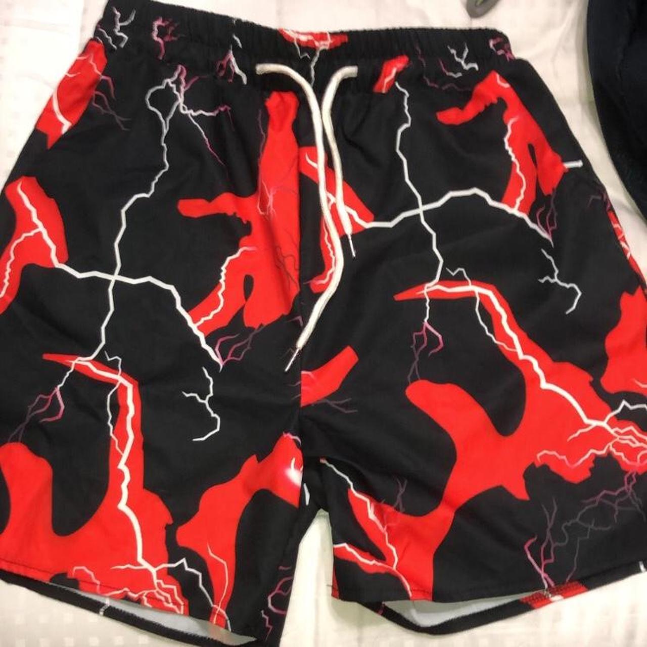 Red lighting shorts 🚨All sizes are Adult... Depop