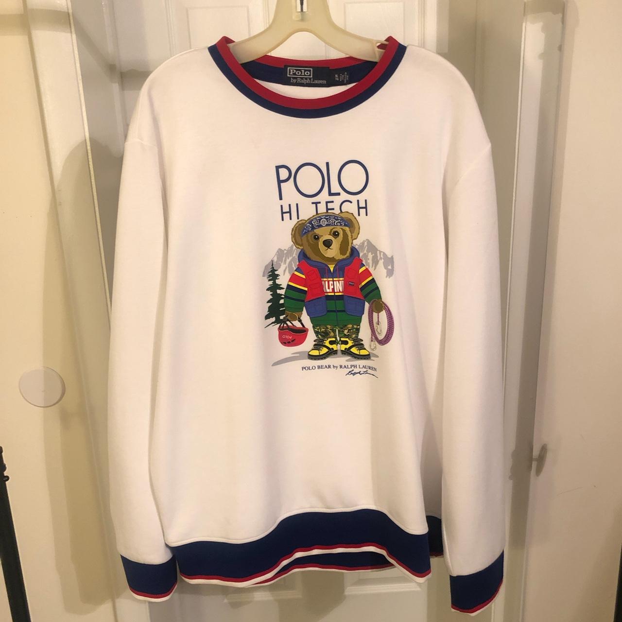 Like new 2018 Polo Ralph Lauren XL Crewneck Hi Tech