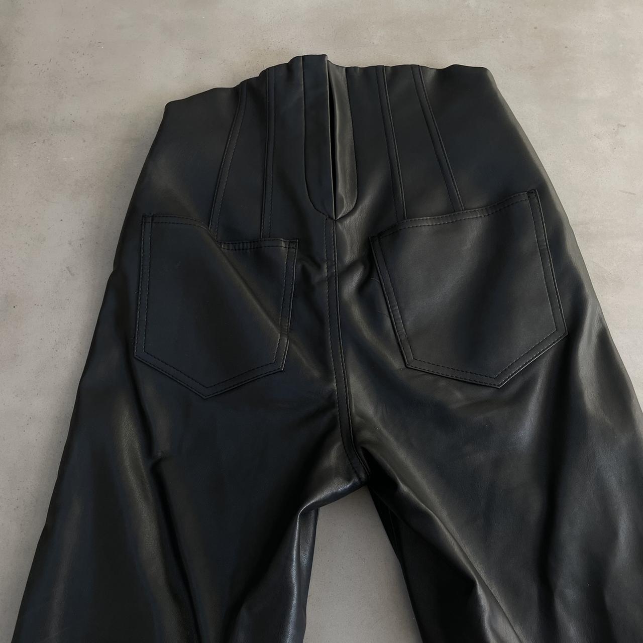 Vetements High-Rise Leather Pants - Black, 11