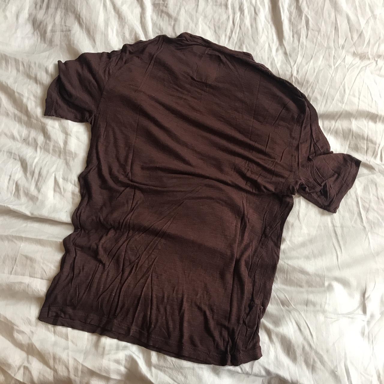 Maharishi Men's Burgundy T-shirt (3)