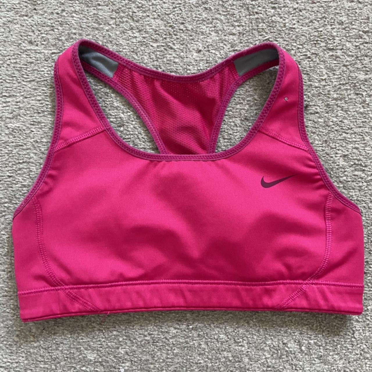 Authentic Hot Pink Nike Sport Bra brand: - Depop