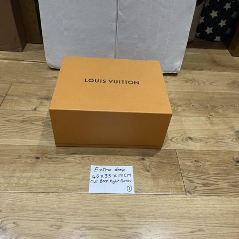 Large Louis Vuitton box with ribbon and gift cards. - Depop