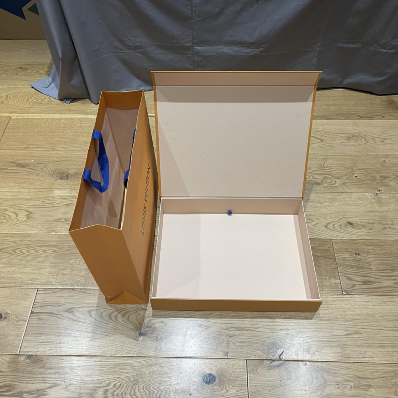 Authentic Louis Vuitton Empty Large shopper box and - Depop