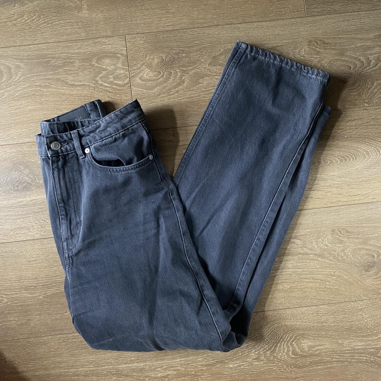 Weekday Rowe jeans in grey W28 L30 Only worn a... - Depop