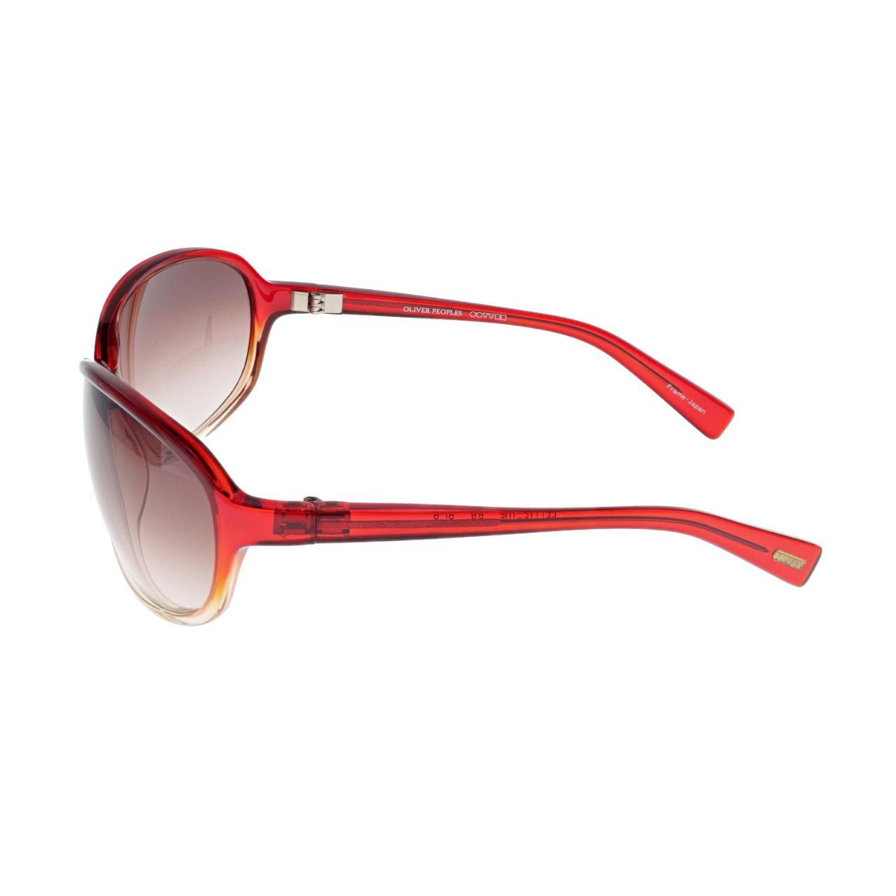 Oliver Peoples Women's Red and Brown Sunglasses (3)