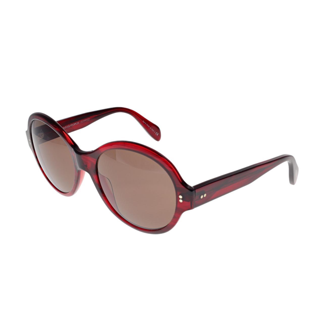 Oliver Peoples Women's Red and Brown Sunglasses