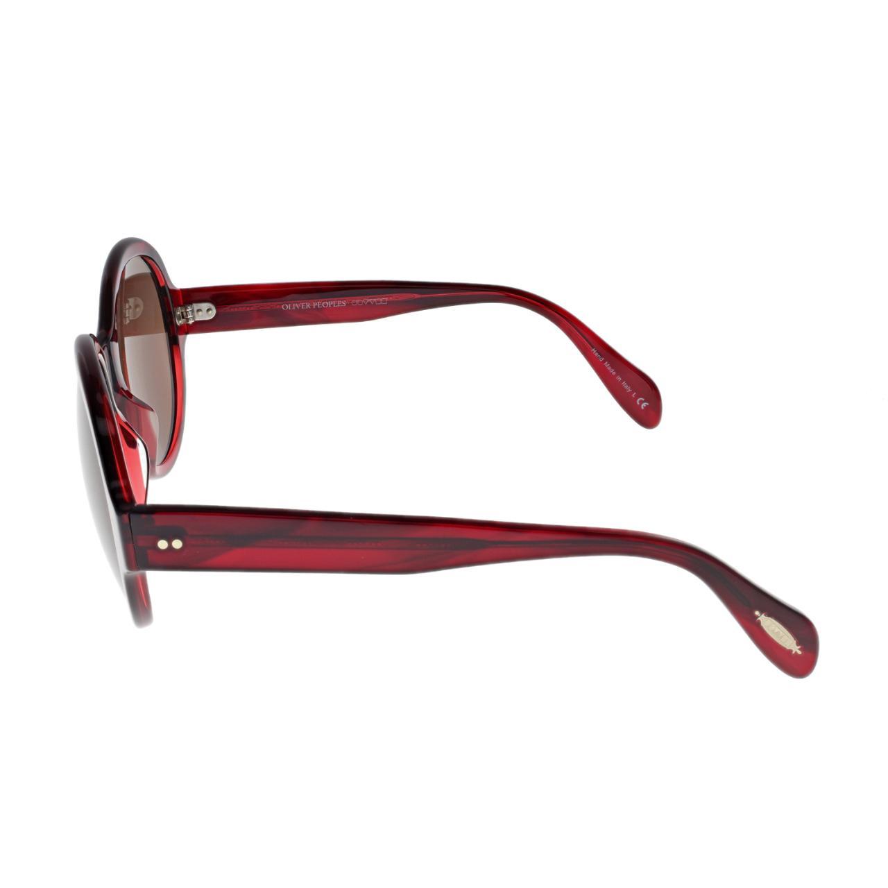 Oliver Peoples Women's Red and Brown Sunglasses (3)