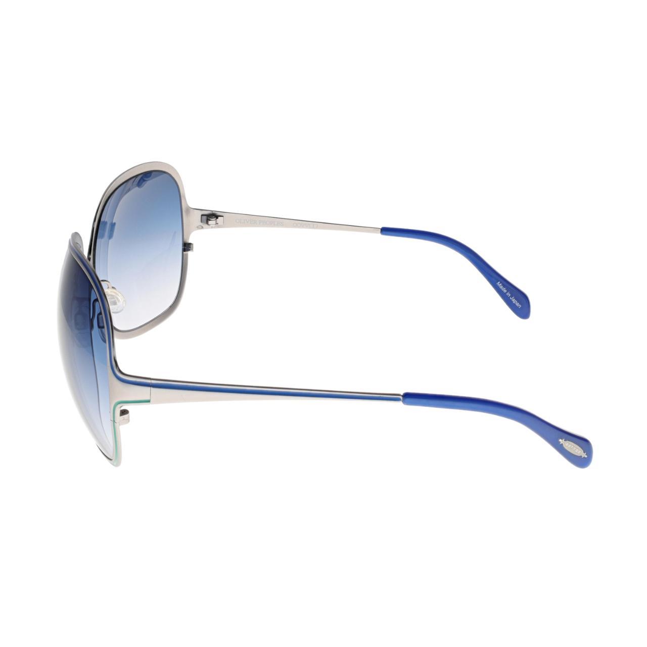 Oliver Peoples Women's Silver and Blue Sunglasses (3)
