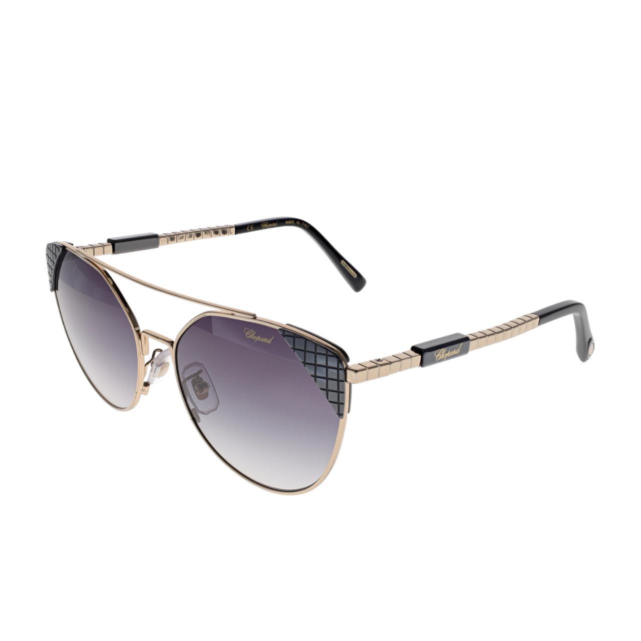 Chopard Women's Gold and Black Sunglasses