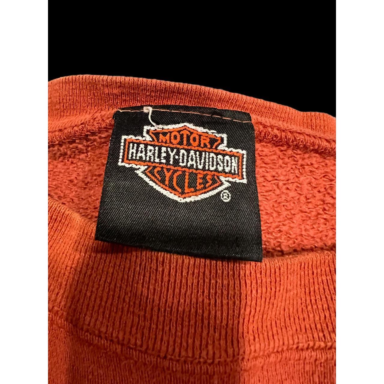 Vintage Harley Davidson sweatshirt Embroidered... - Depop