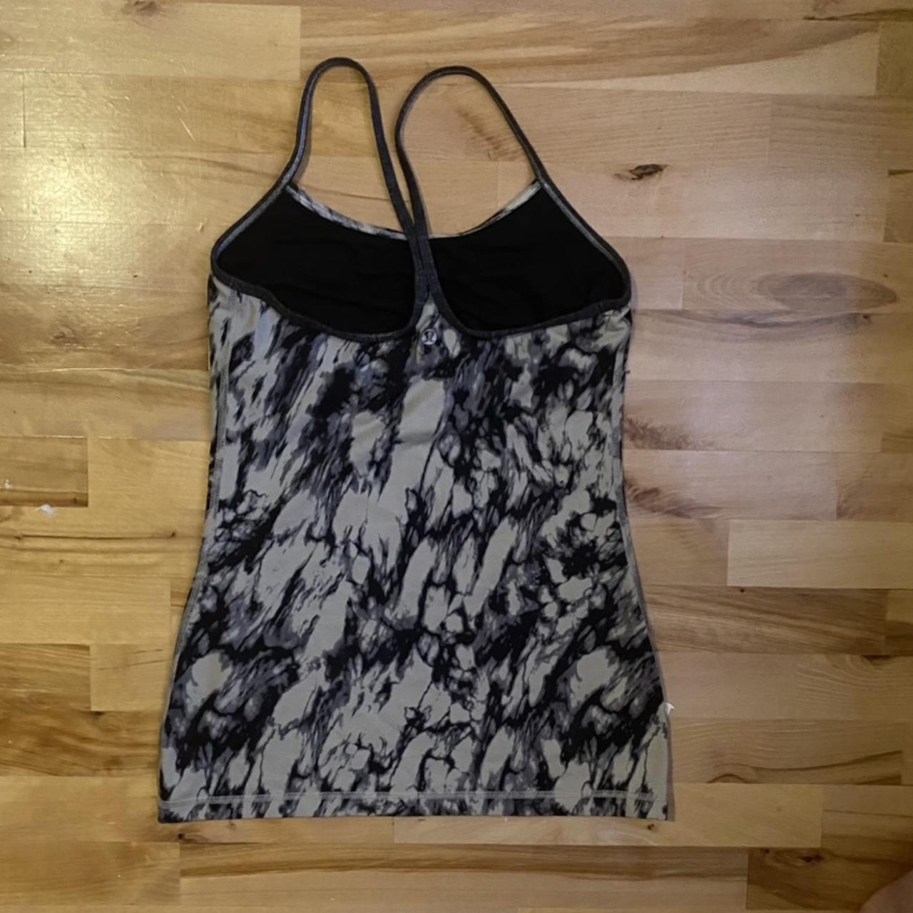 Grey and grey color Lululemon tank top. This is... - Depop