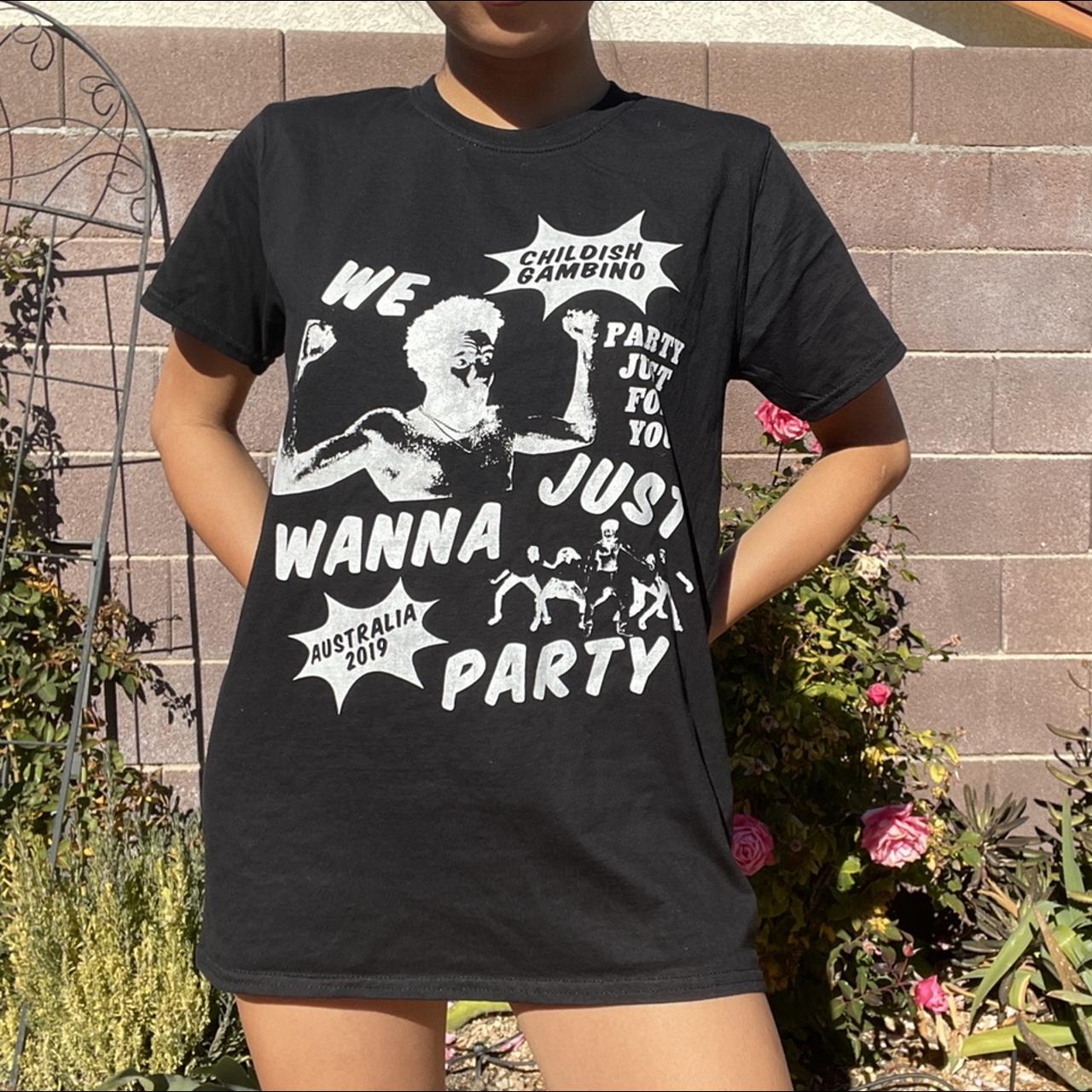 childish gambino we just wanna party shirt