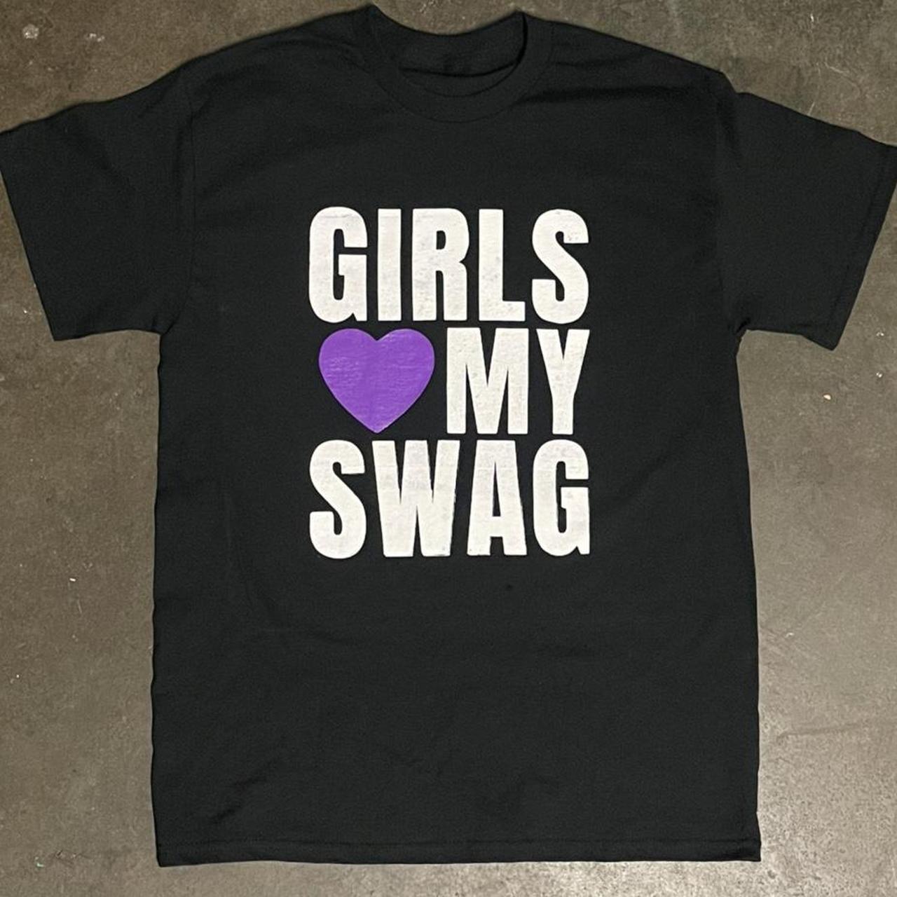 GIRLS LOVE MY SWAG! 😈 screen printed by me! message... - Depop