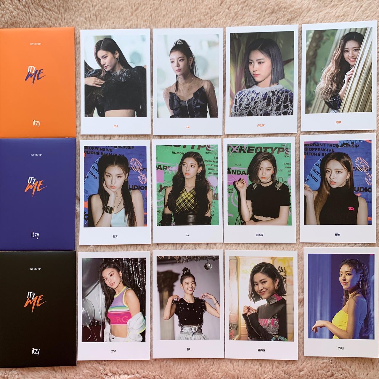 ITZY IT'zME soundwave特典 ポストカード レシート リュジン itzy it'z me preorder items postcard sets: $8 per | Depop