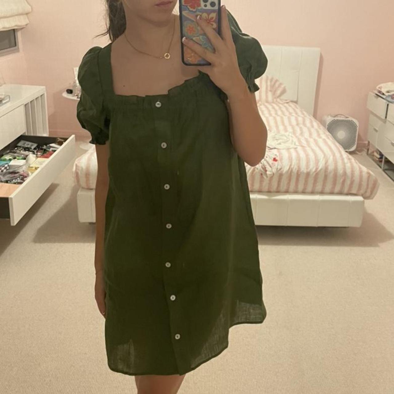 Sleeper Olive Green Mini Dress Brand New Without Depop