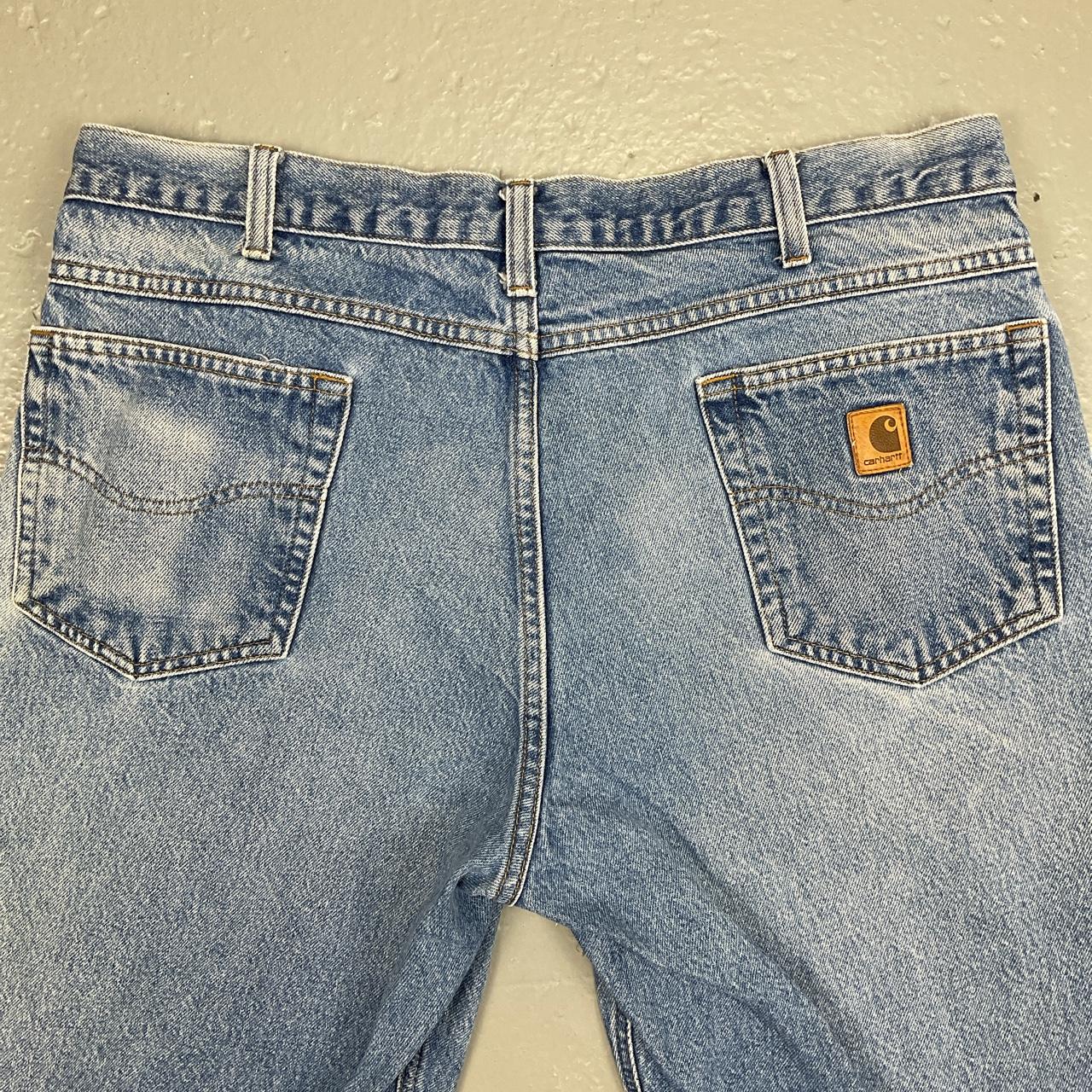 Carhartt 5 pocket classic denim work jeans. Relaxed... - Depop