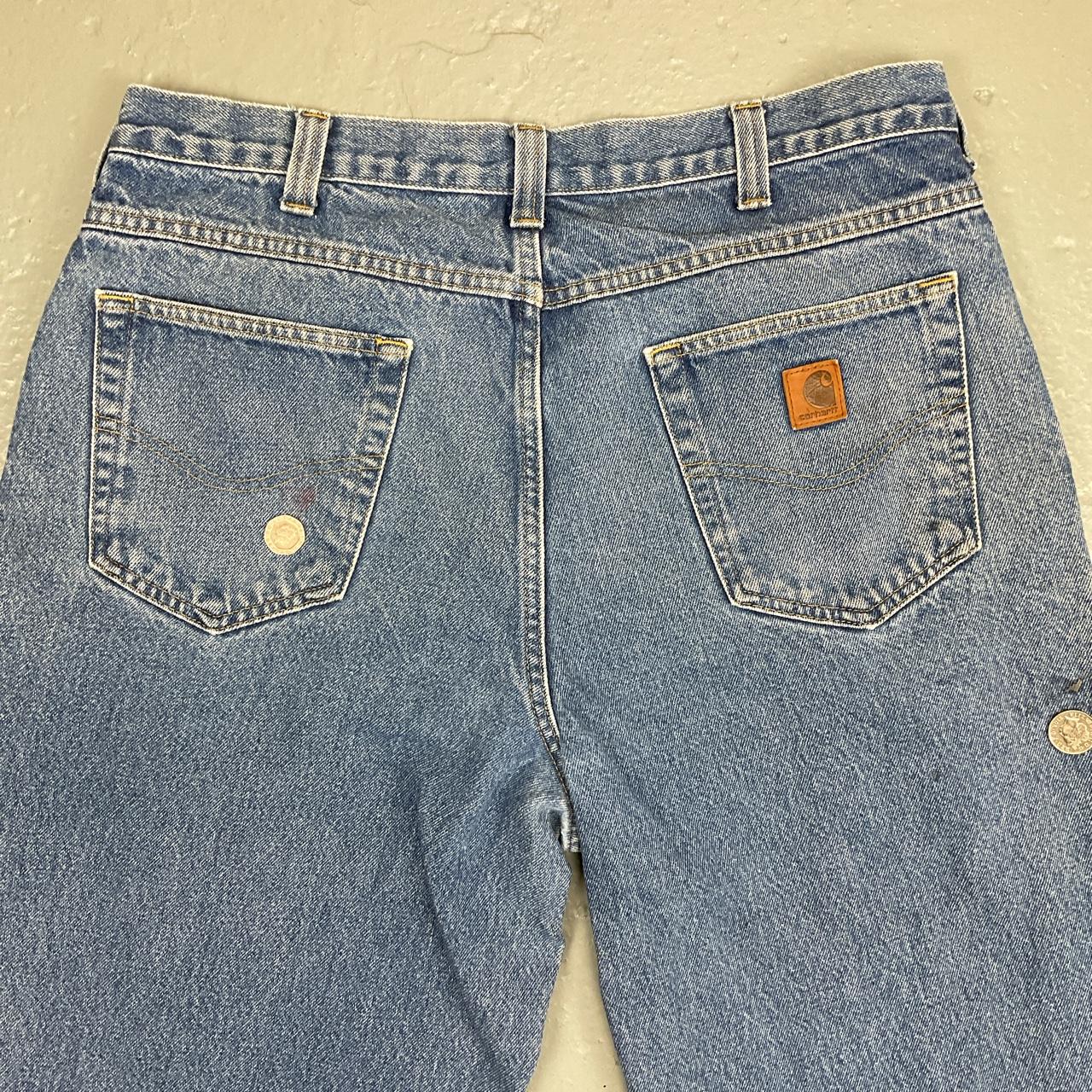 Carhartt 5 pocket classic denim work jeans. Relaxed... - Depop