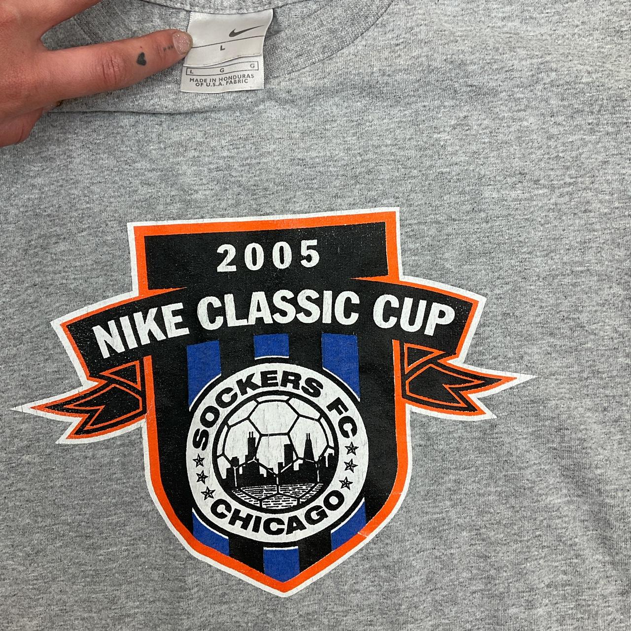 2005 Nike Classic Cup Sockers FC Chicago t shirt in. Depop