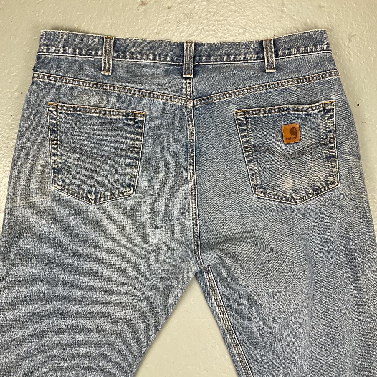 Carhartt 5 pocket classic Holter jeans. Loose... - Depop