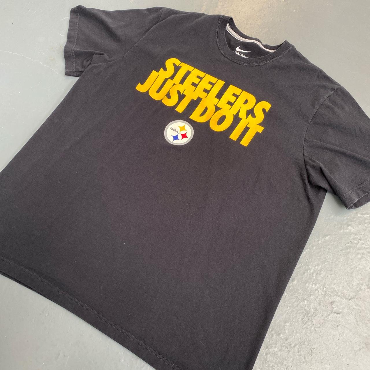 Nike Steelers crew neck 00's t-shirt Nike swoosh - Depop