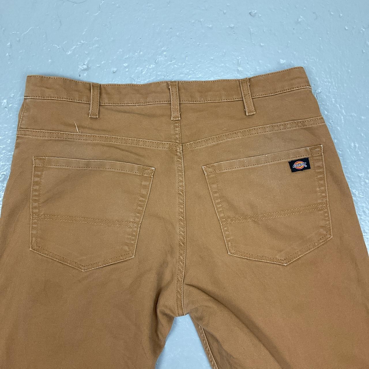 Dickies 5 pocket work trousers in Tan Regular flex... - Depop