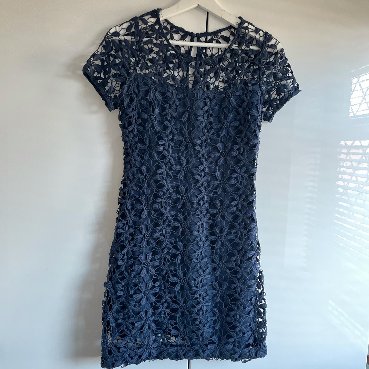 Hollister Co. Women's Navy Dress | Depop